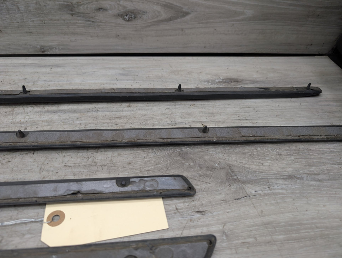 07-13 BMW X5 E70 Front Rear Left Right Exterior Door Trim Molding SET 7158533