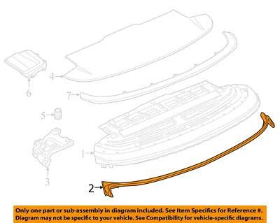 OEM BMW E93 328 335 Trunk Lid Folding Top Flap Seal Sealing Gasket Weather Strip