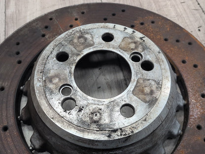 2014 - 2018 BMW X5 F85 Rear Left Right Brake Disc Rotors SET 2284903 S63B44T2