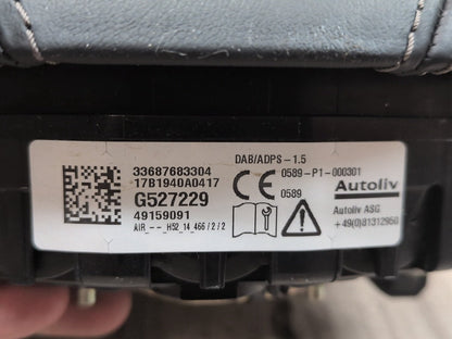 OEM BMW G11 G12 G14 G15 G16 Front Driver Leather Steering Wheel Airbag Air Bag