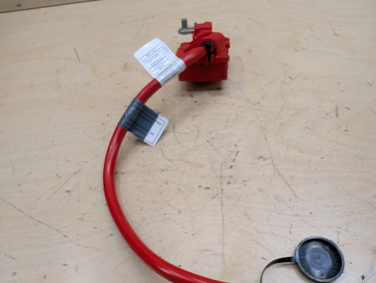 OEM BMW E84 E82 E88 E90 E92 335 M3 Battery Plus Pole Terminal Positive Red Cable