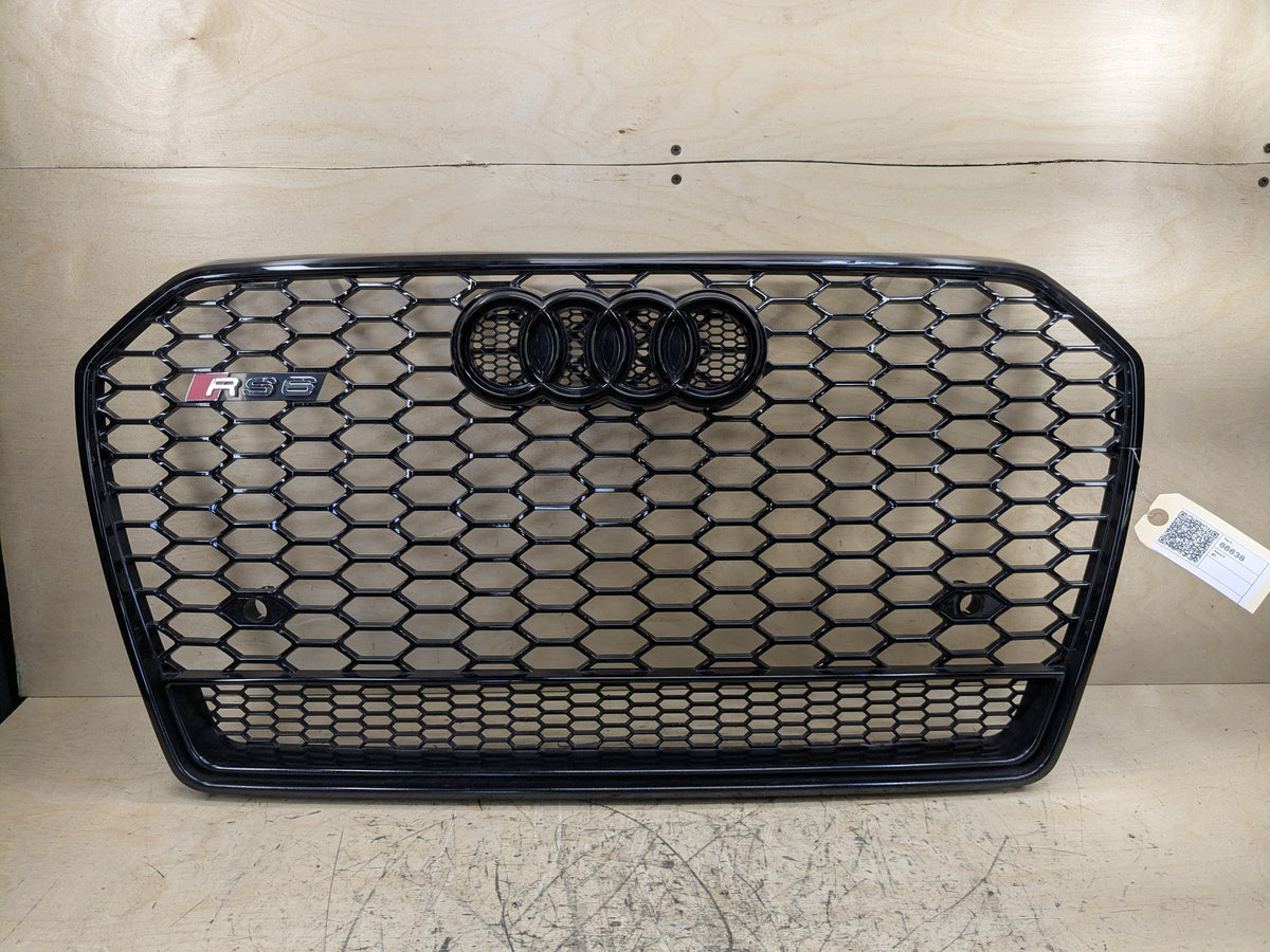 2012-2018 Audi A6 C7 Front Middle Center Bumper Cover Grille 4G0853651AG OEM