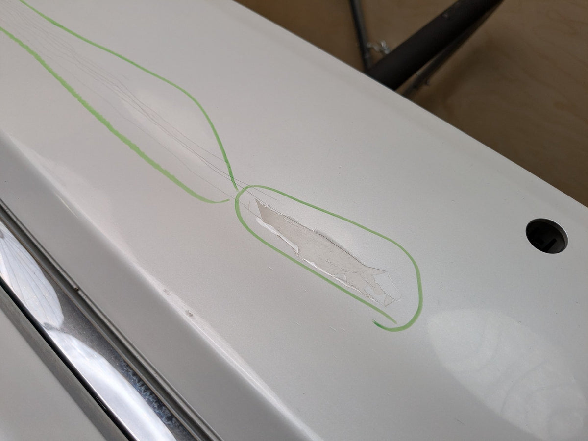 2017-2023 BMW 530i G30 Rear Bumper Cover White A96