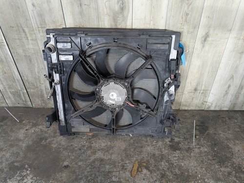 14-19 OEM BMW F85 F86 X5 X6 Main Radiators Cooling Fan ASSEMBLY SET S63 850W