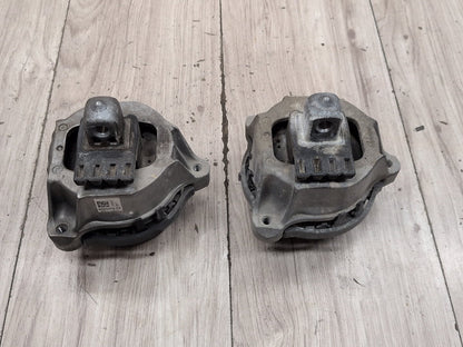 2017-2023 BMW G30 M550i N63B44O2 Left Right Engine Bracket Support Mount SET 6860457