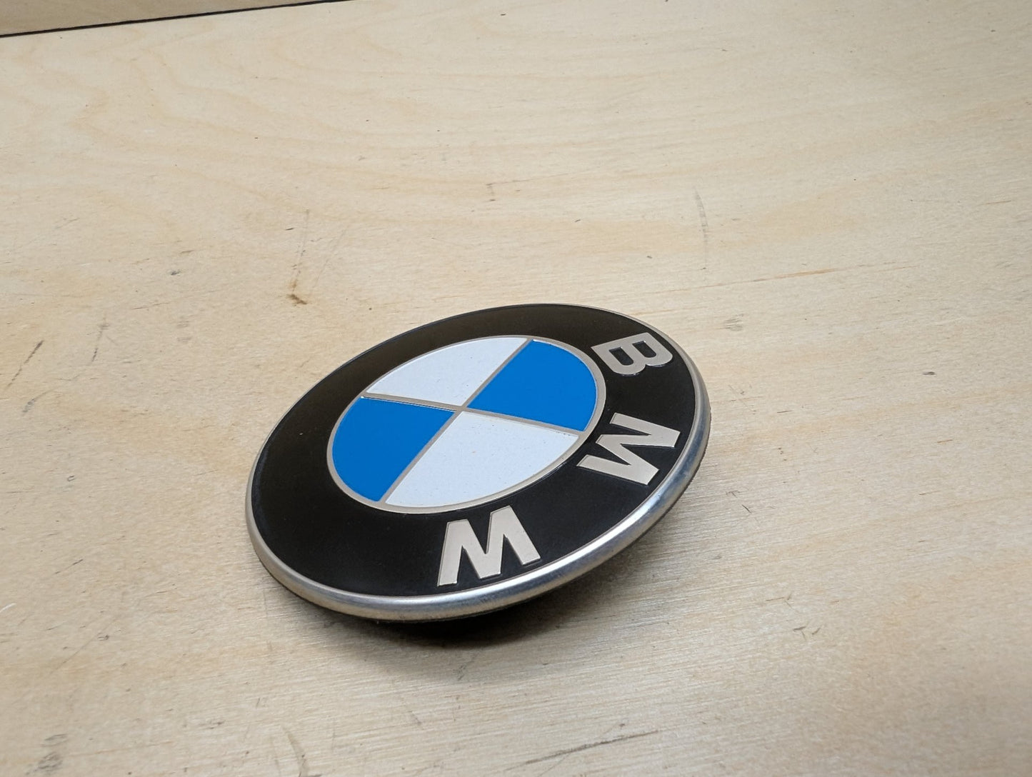 OEM BMW E90 F02 F22 F30 F32 F36 F80 F87 M3 M4 Rear Trunk Lid Round Emblem 74mm