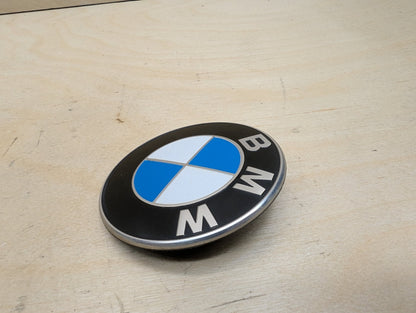 OEM BMW E90 F02 F22 F30 F32 F36 F80 F87 M3 M4 Rear Trunk Lid Round Emblem 74mm
