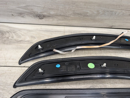 2017-2023 BMW M550i G30 Front Rear Left Right Scuff Plate Door Sill SET 8064905 OEM