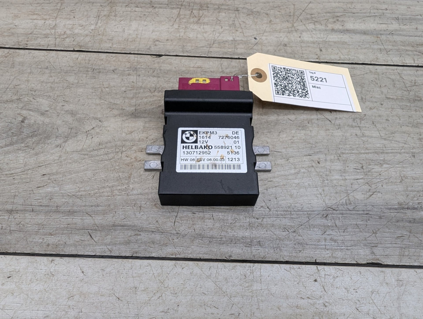 OEM BMW E70 E82 E90 E92 E93 N54 N55 Helbako Fuel Pump Relay Control Module EKPM3