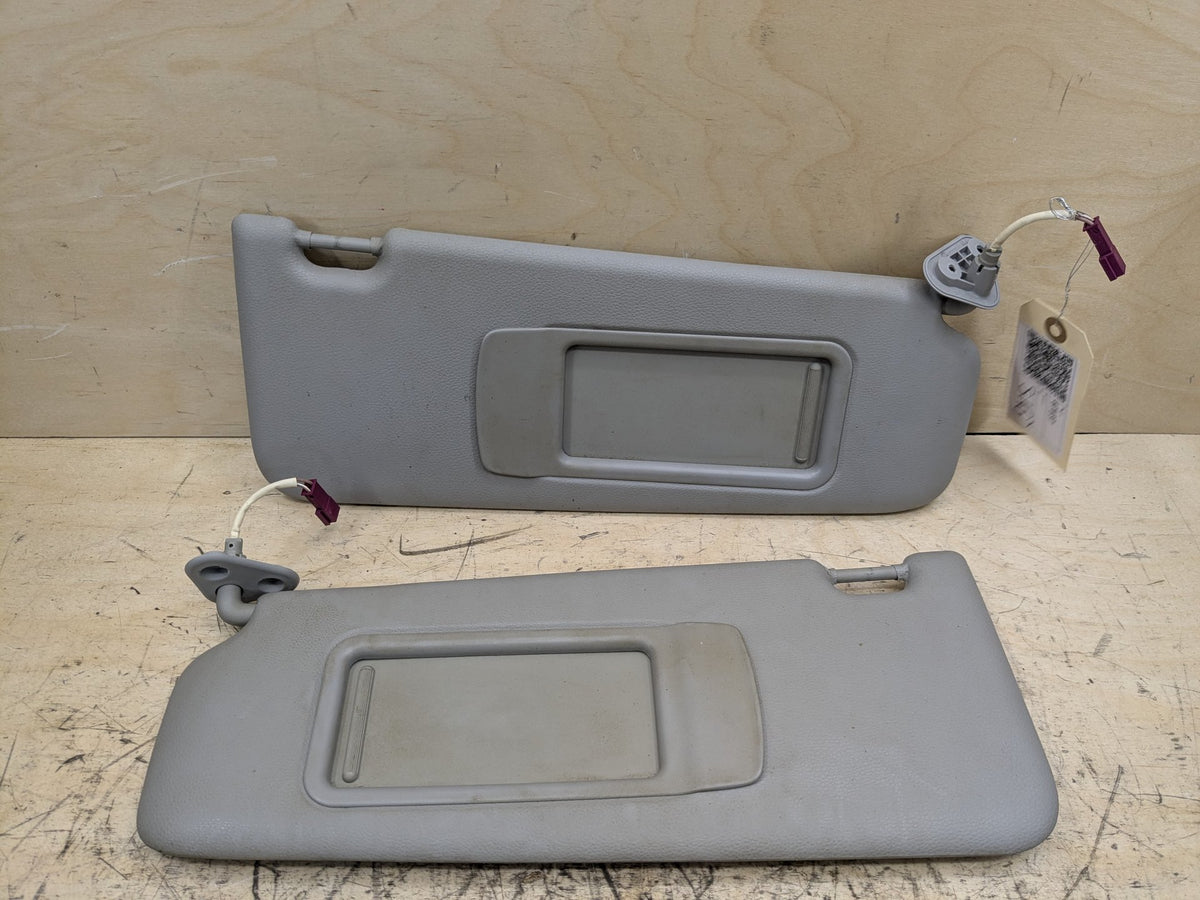 2007-2013 BMW 328i E92 Front Left Right Sun Visor SET 7252083 OEM