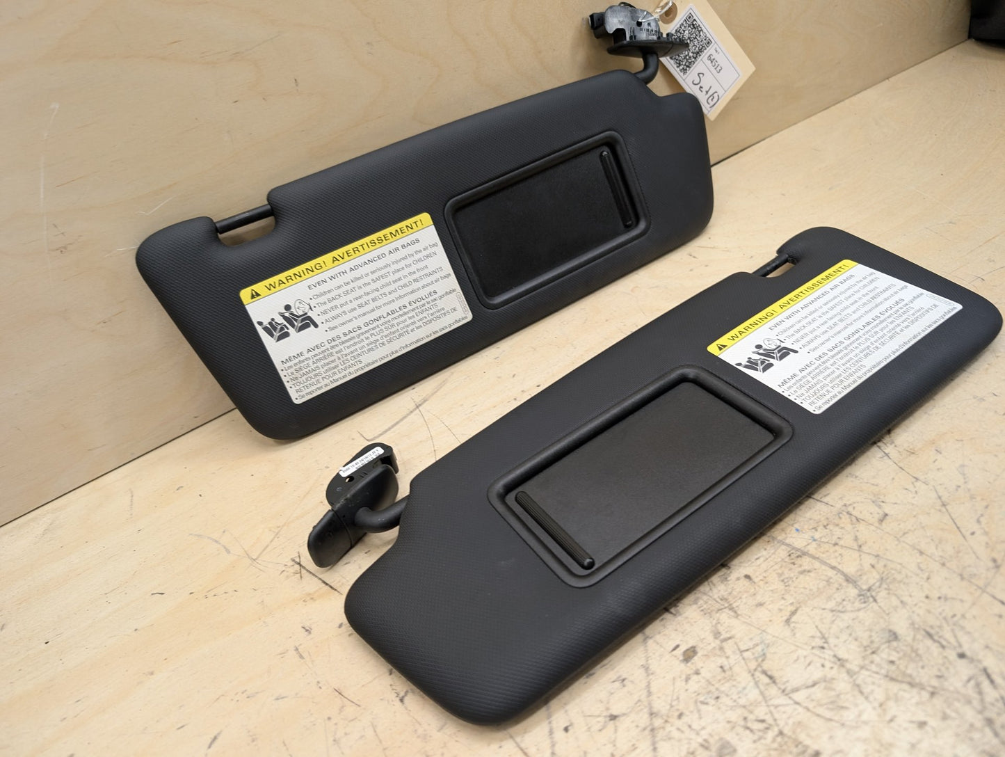 2011-2017 Audi RS5 8T Front Left Right Sun Visor SET 8K0857552
