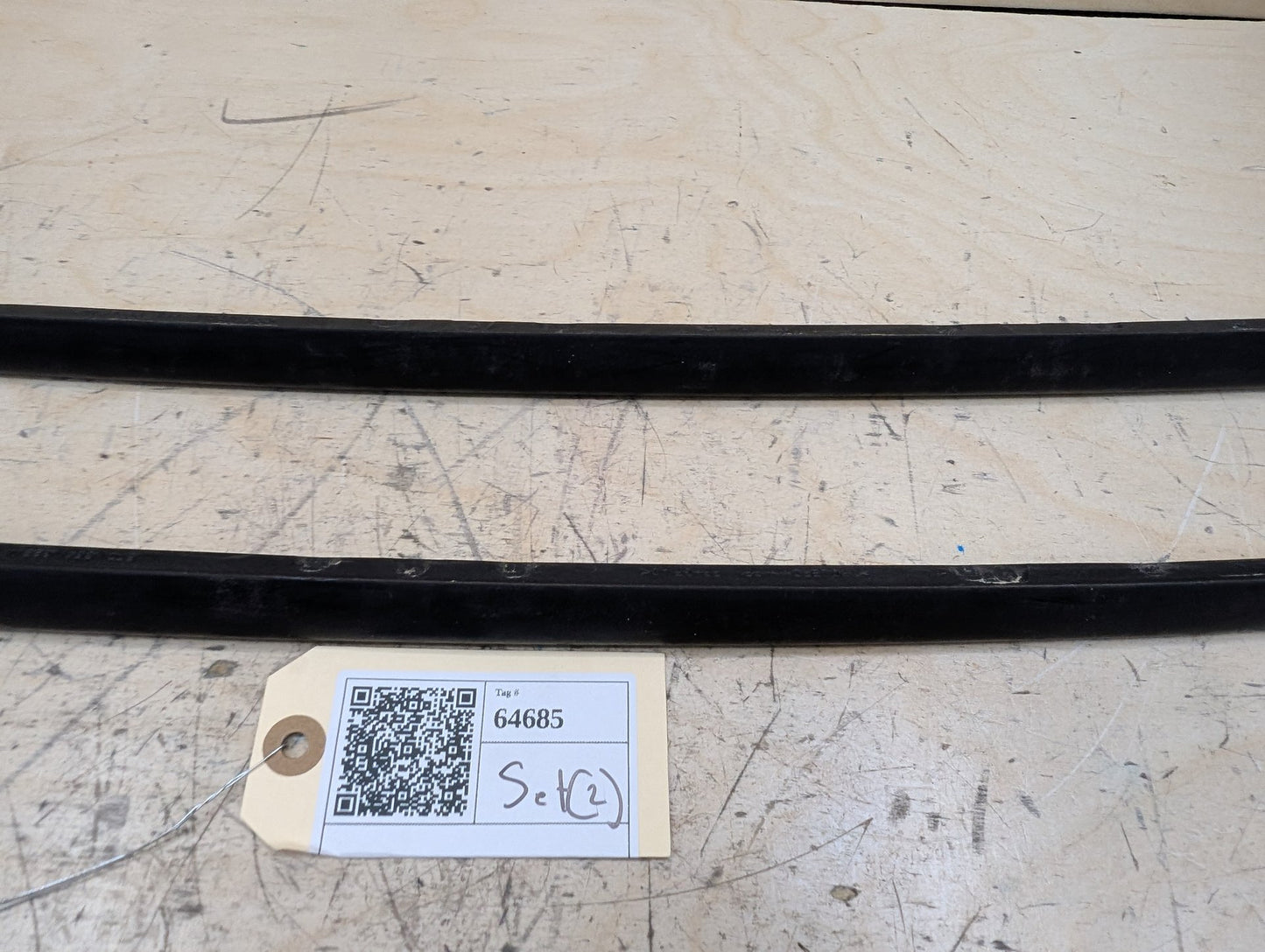 2011-2017 Audi RS5 8T Front Left Right Side Windshield Drip Trim Molding SET 8T0854327A OEM