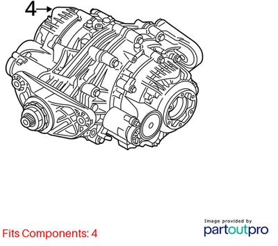 15-18 OEM BMW F85 X5M F86 X6M REAR Axle Diff Differential Carrier Ratio 3.15 k