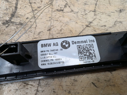 2019-2026 BMW X5 G05 Front Left Right Scuff Plate Door Sill SET 7442142 OEM