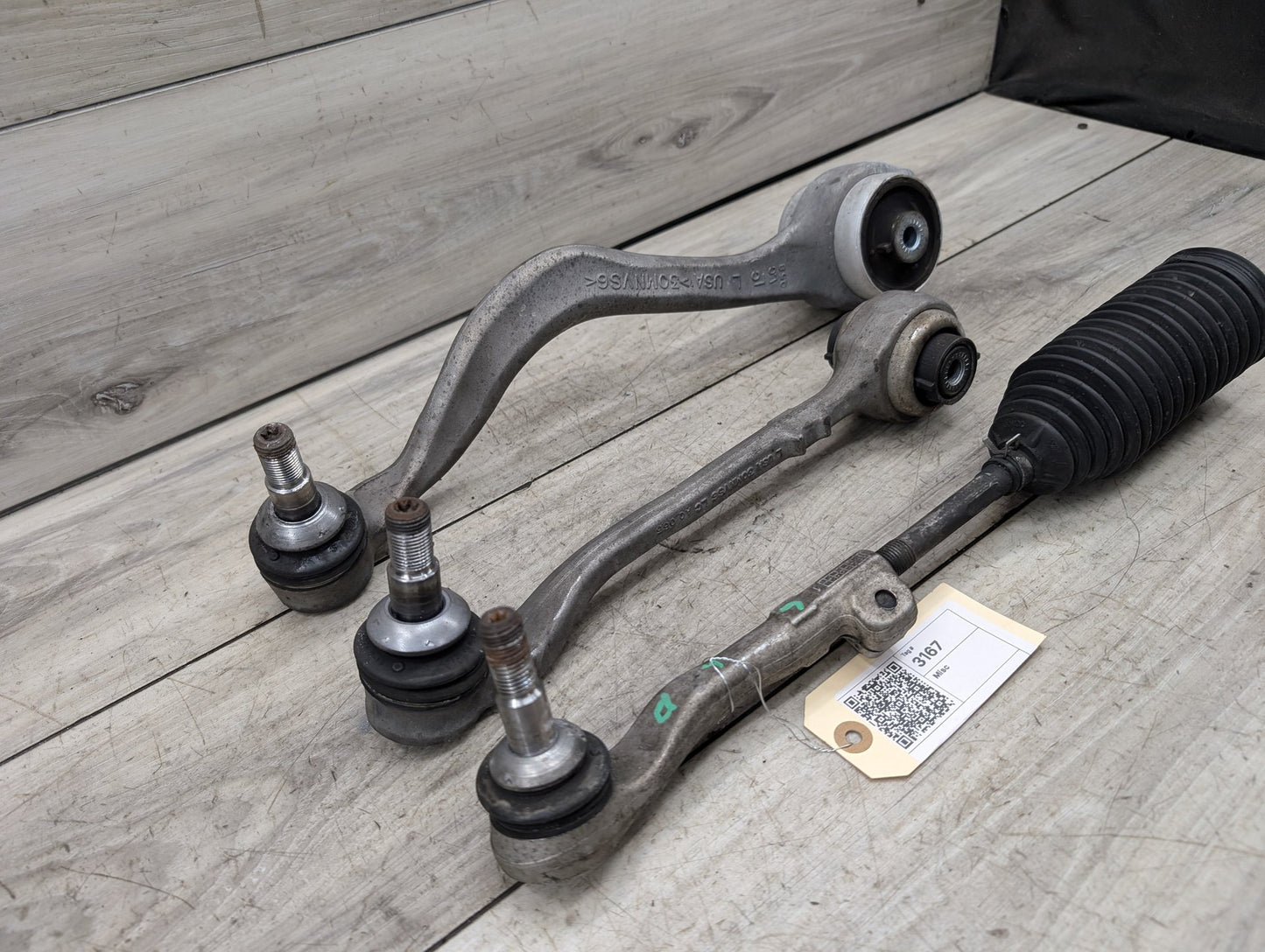 2018 - 2024 BMW X3 G01 Front Left Driver Control Arms w/ Tie Rod SET 8854989 B58B30O1