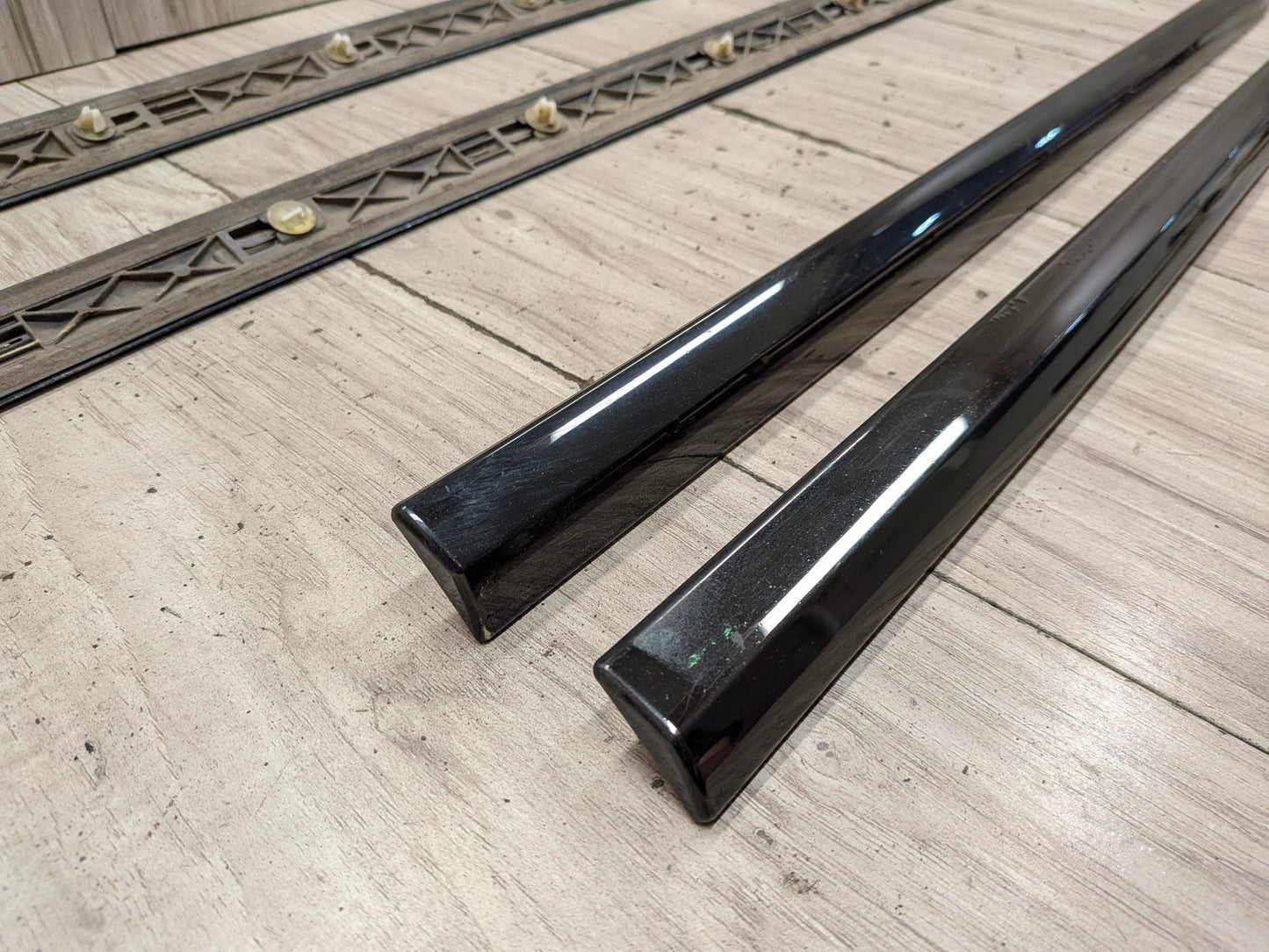 2016-2022 BMW 750i G12 Front Rear Left Right Exterior Door Trim Molding SET 7364351 OEM