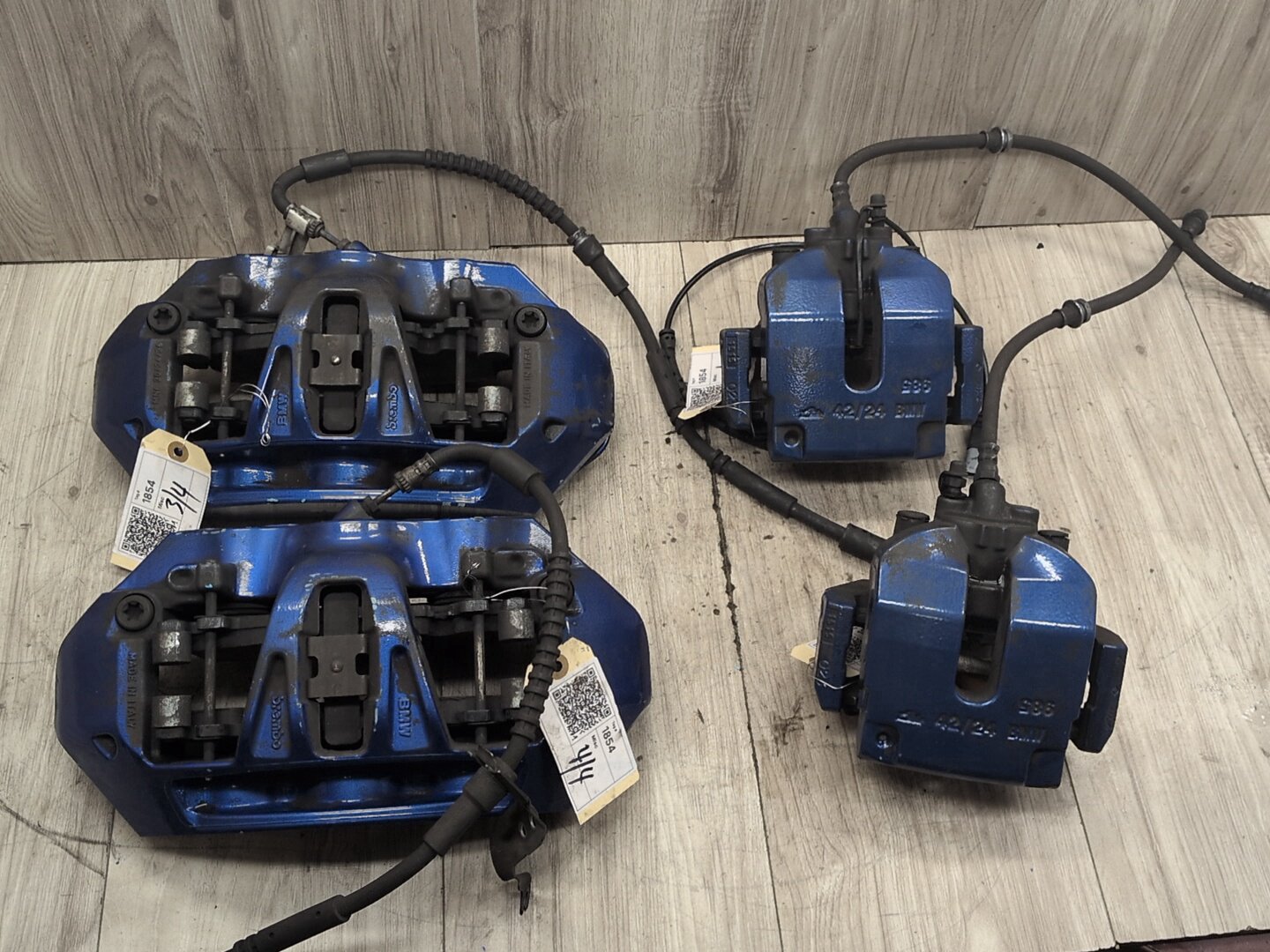 2014 - 2018 BMW X5 F85 Front Rear Left Right Brake Caliper SET 7852967 S63B44T2