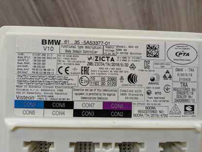 2022-2026 BMW 430i G26 Bdc Body Domain Fem Control Module w/ Key 5A53377 OEM