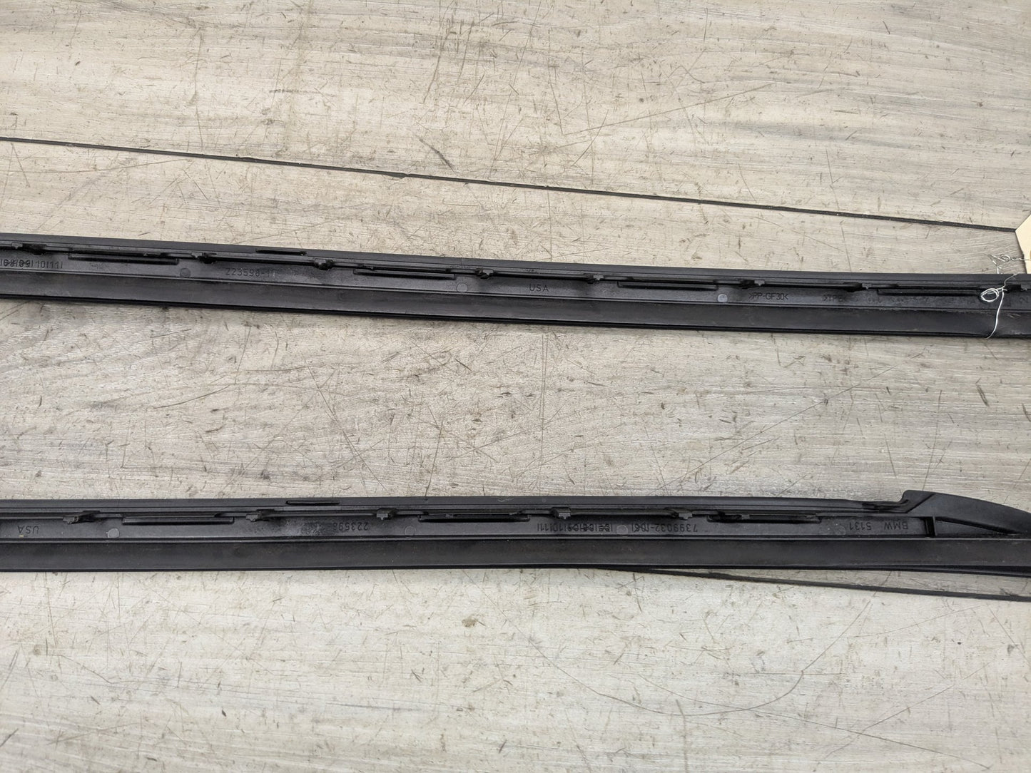 2018 - 2023 BMW X3 G01 Front Left Right Side Windshield Drip Trim Molding SET 7399031 B58B30M0