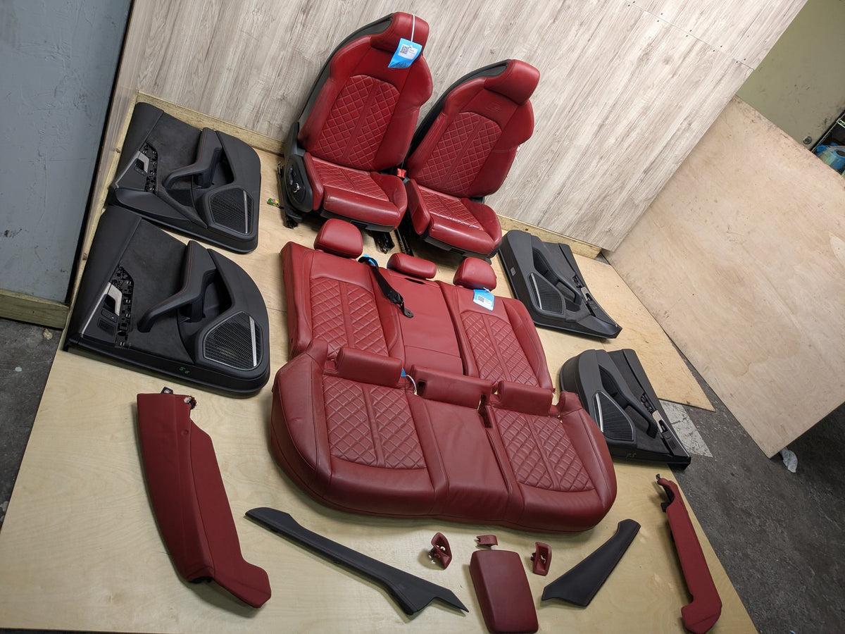 2018-2023 Audi S4 B9 Complete Interior Red
