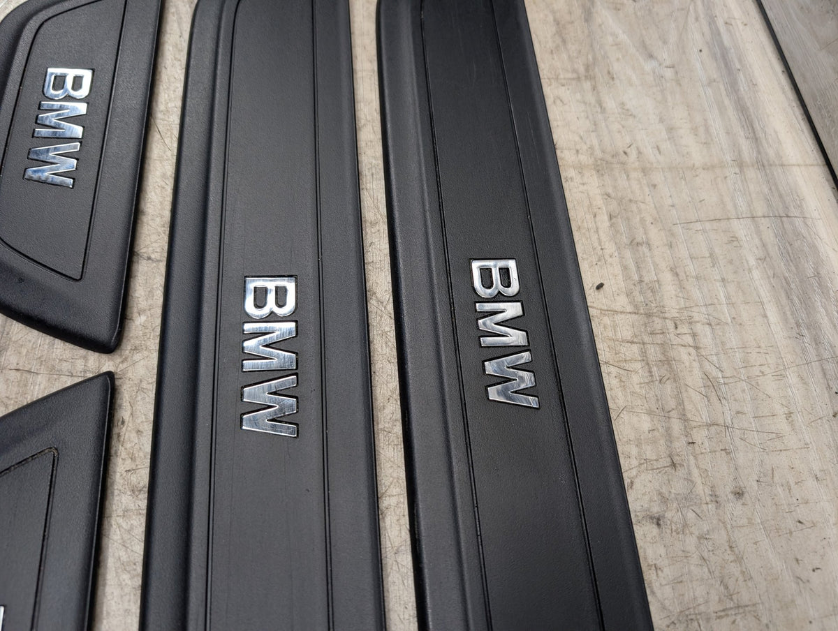 2011-2017 BMW X3 F25 Front Rear Left Right Scuff Plate Door Sill SET 7205811 OEM