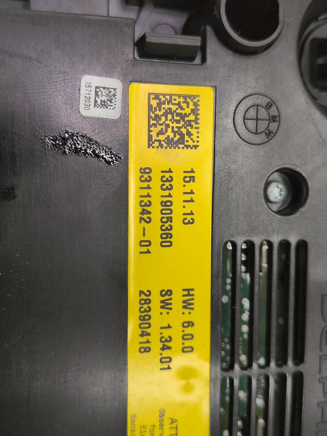 2011-2016 BMW X3 F25 Headliner Overhead Dome Light Switch Module 9311342