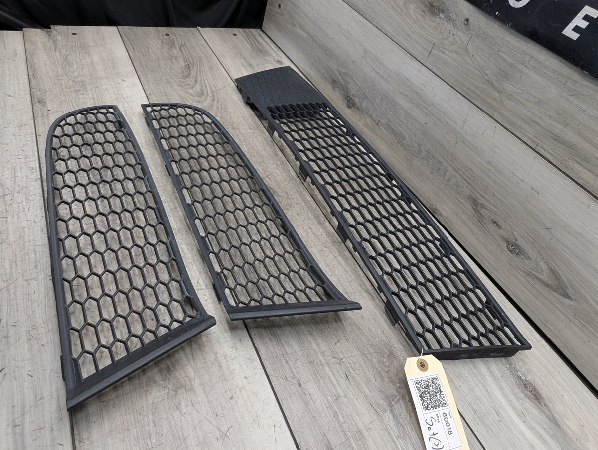 2009-2015 BMW 750Li F02 Front Left Right Center Bumper Cover Grilles SET 7903674 OEM