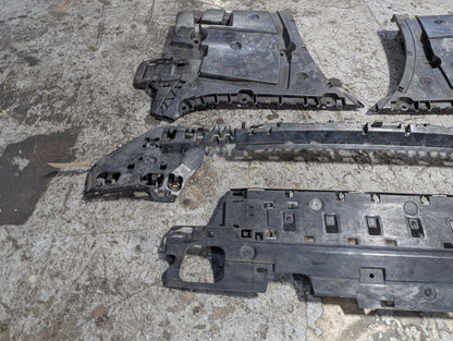 2017-2023 BMW 530i G30 Rear Left Right Center Bumper Support Brackets SET 7387296