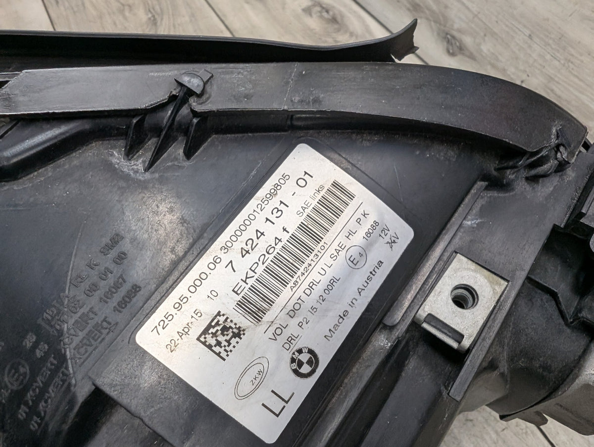2009-2015 BMW 750Li F02 Front Left Driver Headlight 7424131 OEM