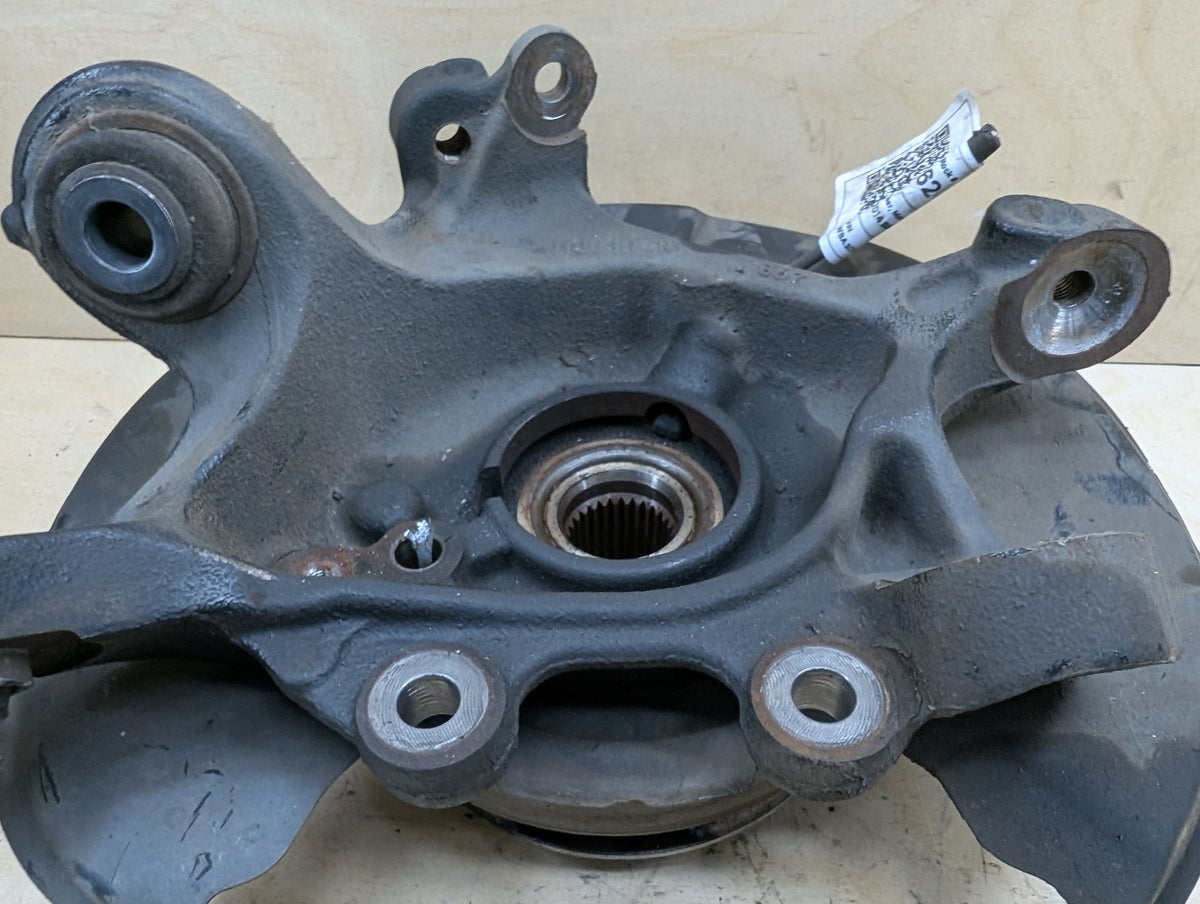 2012-2018 BMW 328i F30 Rear Left Driver Spindle Knuckle w/ Bearing 6792521 OEM