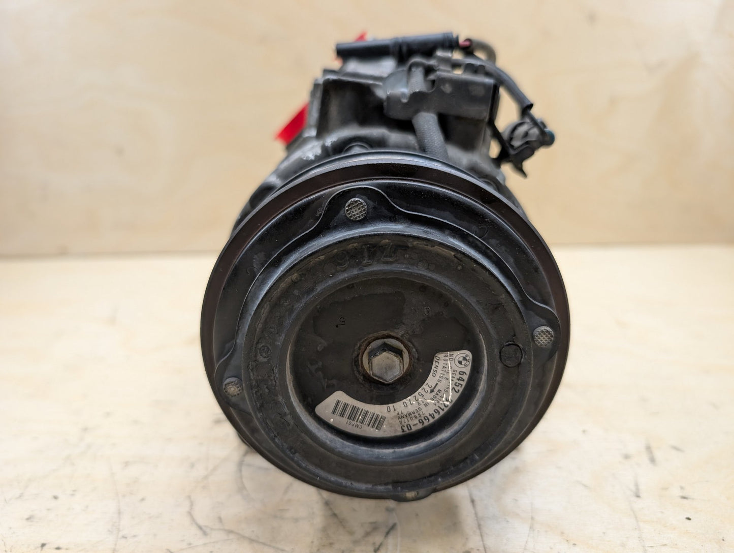 2012-2018 BMW F30 328i N20B20O0 Engine Motor A/C AC Compressor Clutch Pump Pulley 9216466