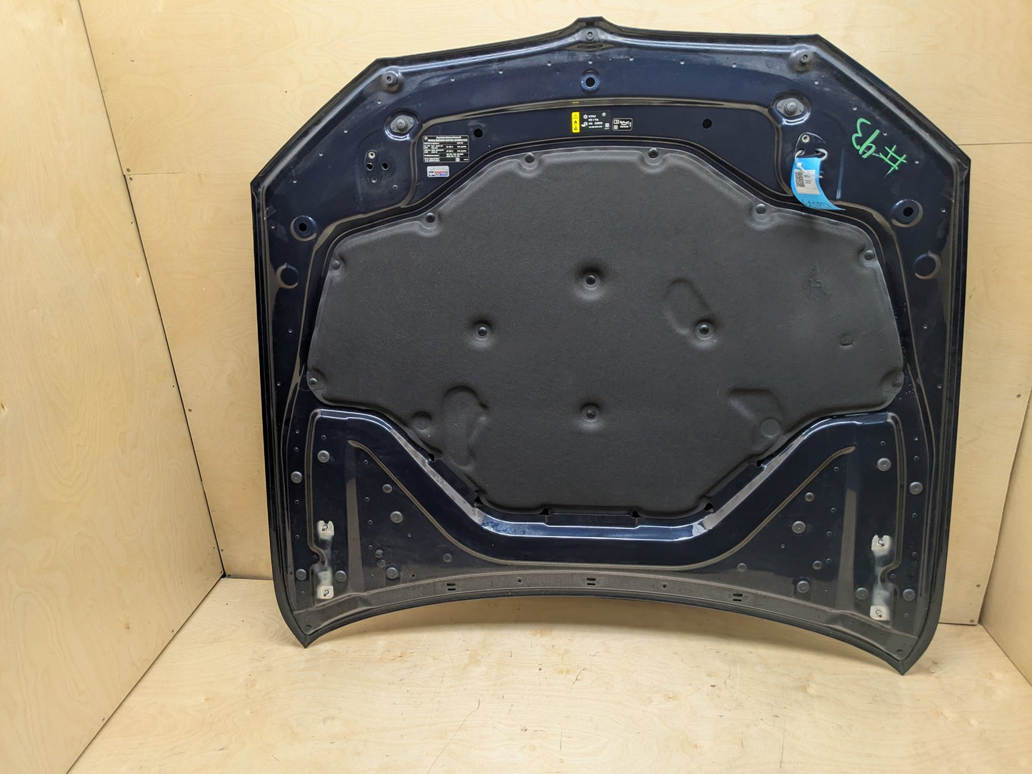 17-23 OEM BMW G30 G31 530 540 M550 Hood Panel Bonnet Blue A89