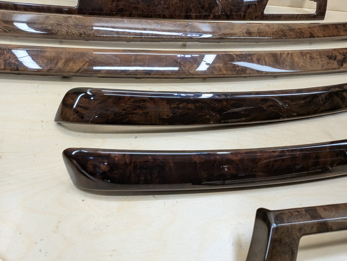2007-2013 BMW 328i E93 Front Rear Left Right Dash Interior Trims SET 7129555