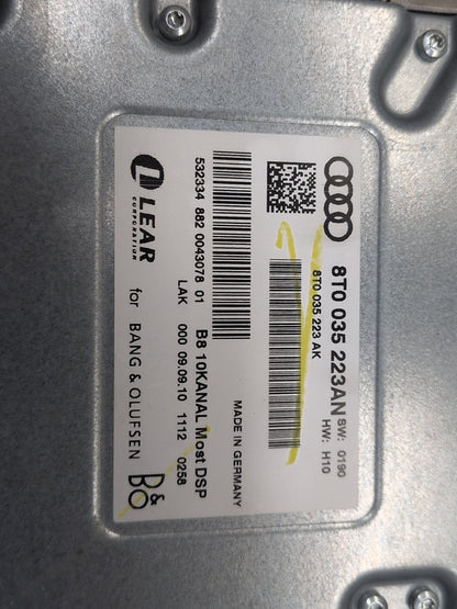 2010-2016 Audi S4 B8 Bang & Olufsen Stereo Audio Amp Amplifier 8T0035223AN OEM