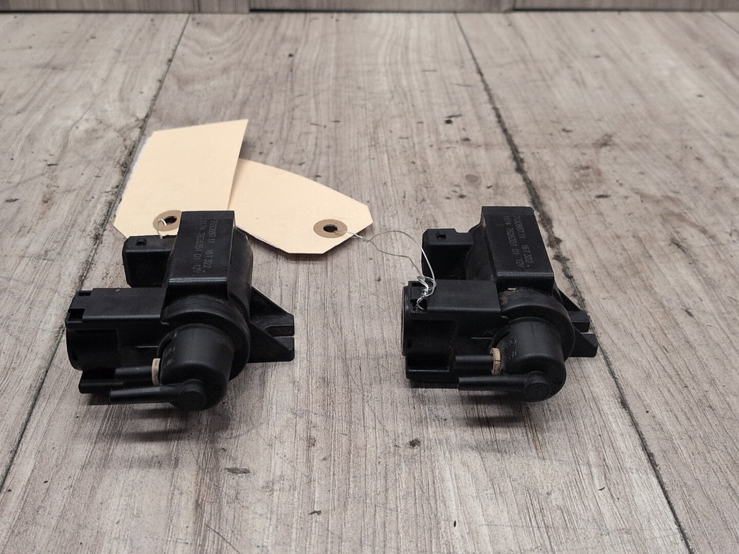 2014 - 2018 BMW X5 F85 Turbo Boost Pressure Solenoid Valve SET 7626351 S63B44T2