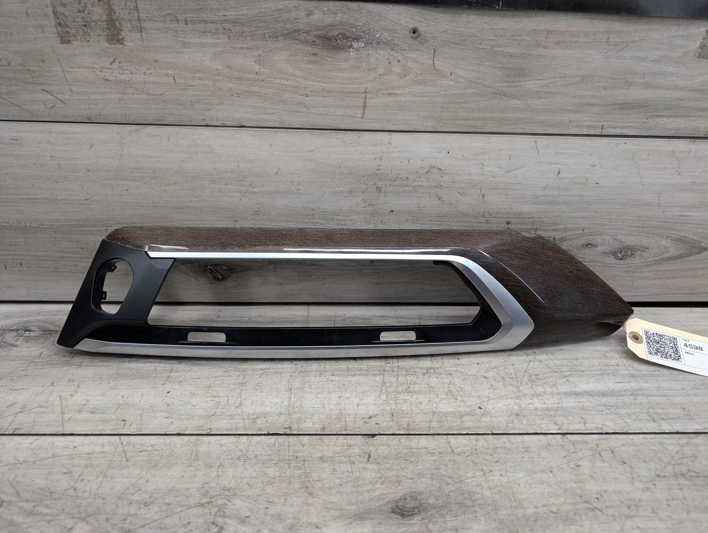 18-21 OEM BMW G01 G02 X3 X4 Dash Dashboard Center Air Vent Trim Panel DARK OAK