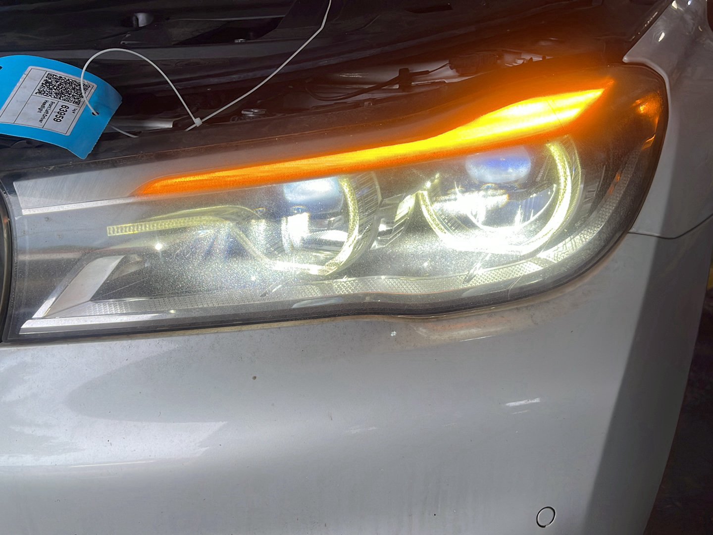 16-19 OEM BMW G11 G12 740 750 Left Driver LED ICON Adaptive Headlight w/ Modules