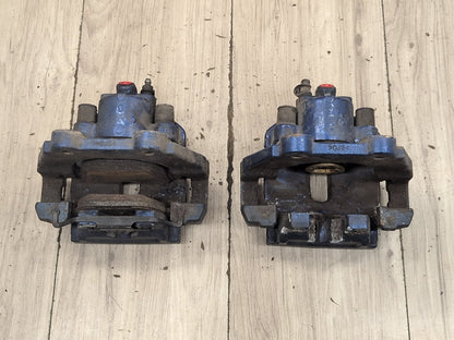 15-19 OEM BMW F85 X5M F86 X6M Rear Brake Calipers SET BREMBO Blue