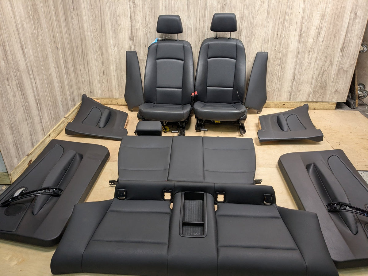 08-13 OEM BMW E82 128 135 COUPE Interior Front Rear Seats Door Panels BLACK