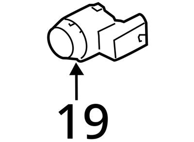 2007-2013 BMW X5 E70 Bumper PDC Parking Distance Sensor 9270501 OEM