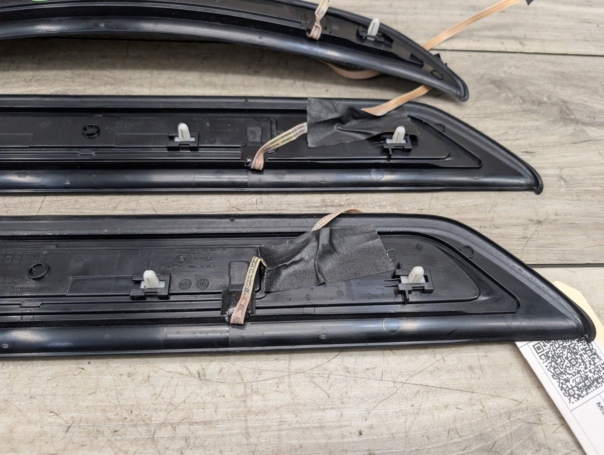 2017-2023 BMW M550i G30 Front Rear Left Right Scuff Plate Door Sill SET 8064905 OEM