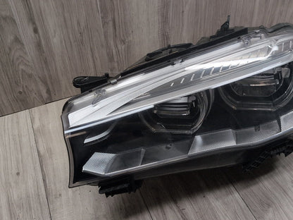 2014 - 2018 BMW X5 F85 Front Left Driver Headlight w/ Modules SET 7471351 S63B44T2
