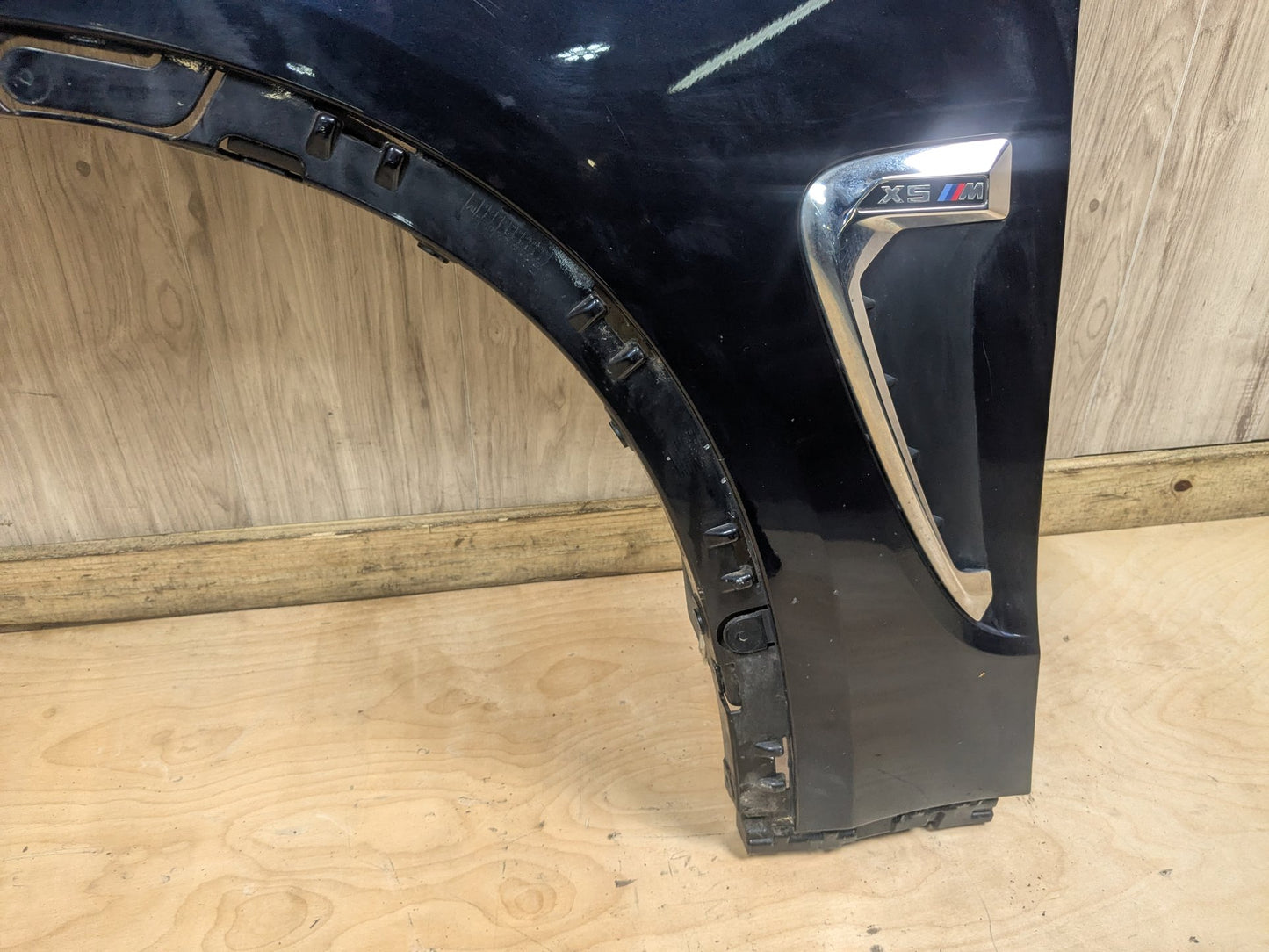 2015-2018 BMW X5 F85 Front Left Driver Fender Panel Black 416