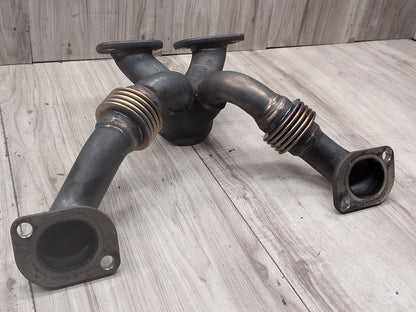 OEM BMW F06 F10 F85 F90 F95 X5M X6M M5 M6 Left Right Turbo Exhaust Manifold SET