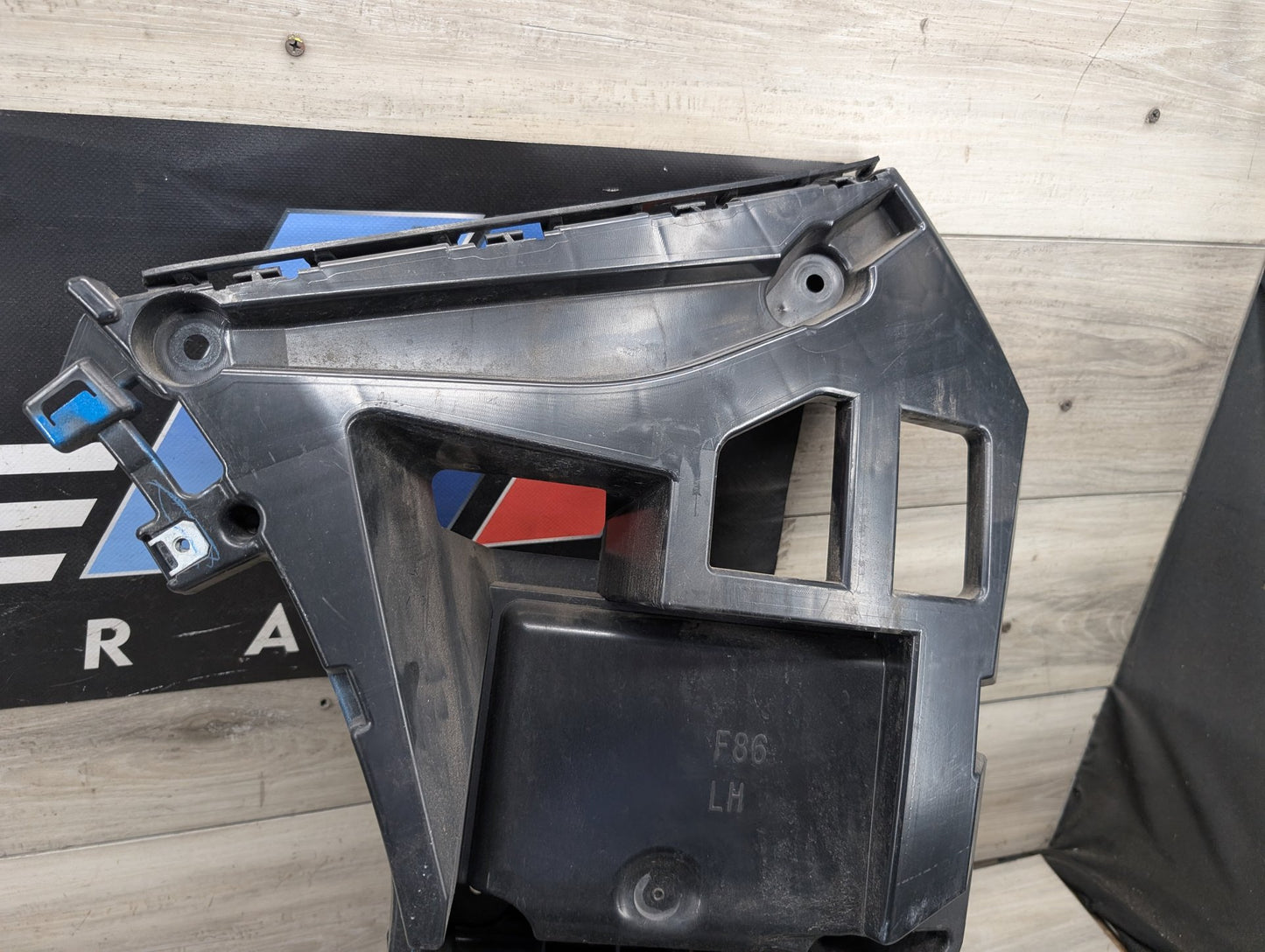 2015 - 2019 BMW X6 F86 Rear Left Driver Bumper Support Brackets SET 8056481 S63B44T2