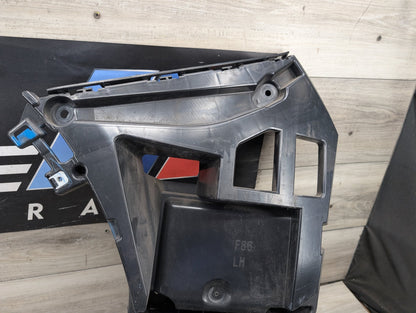 2015 - 2019 BMW X6 F86 Rear Left Driver Bumper Support Brackets SET 8056481 S63B44T2