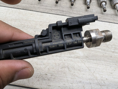19-24 OEM BMW G12 G30 M550 750 Engine N63R High Pressure Fuel Injector Set