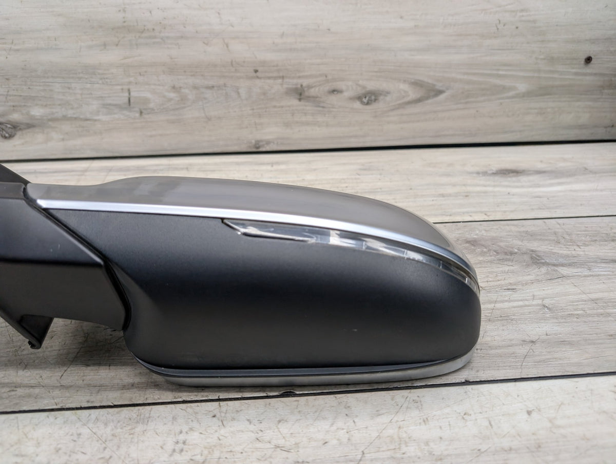 2008-2017 Audi S5 8T Front Left Driver Side Mirror Assembly 8F1857409AL 10-17 Audi A5 S5 8T Front Left Driver Side Aluminum Mirror Assembly Black