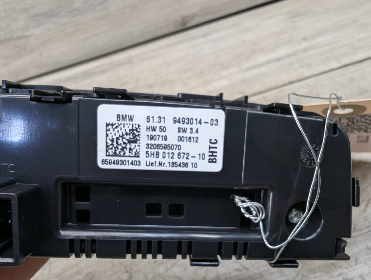 OEM BMW G01 G02 F97 F98 X3 X4 AC Rear Heater Climate Control Switch Panel
