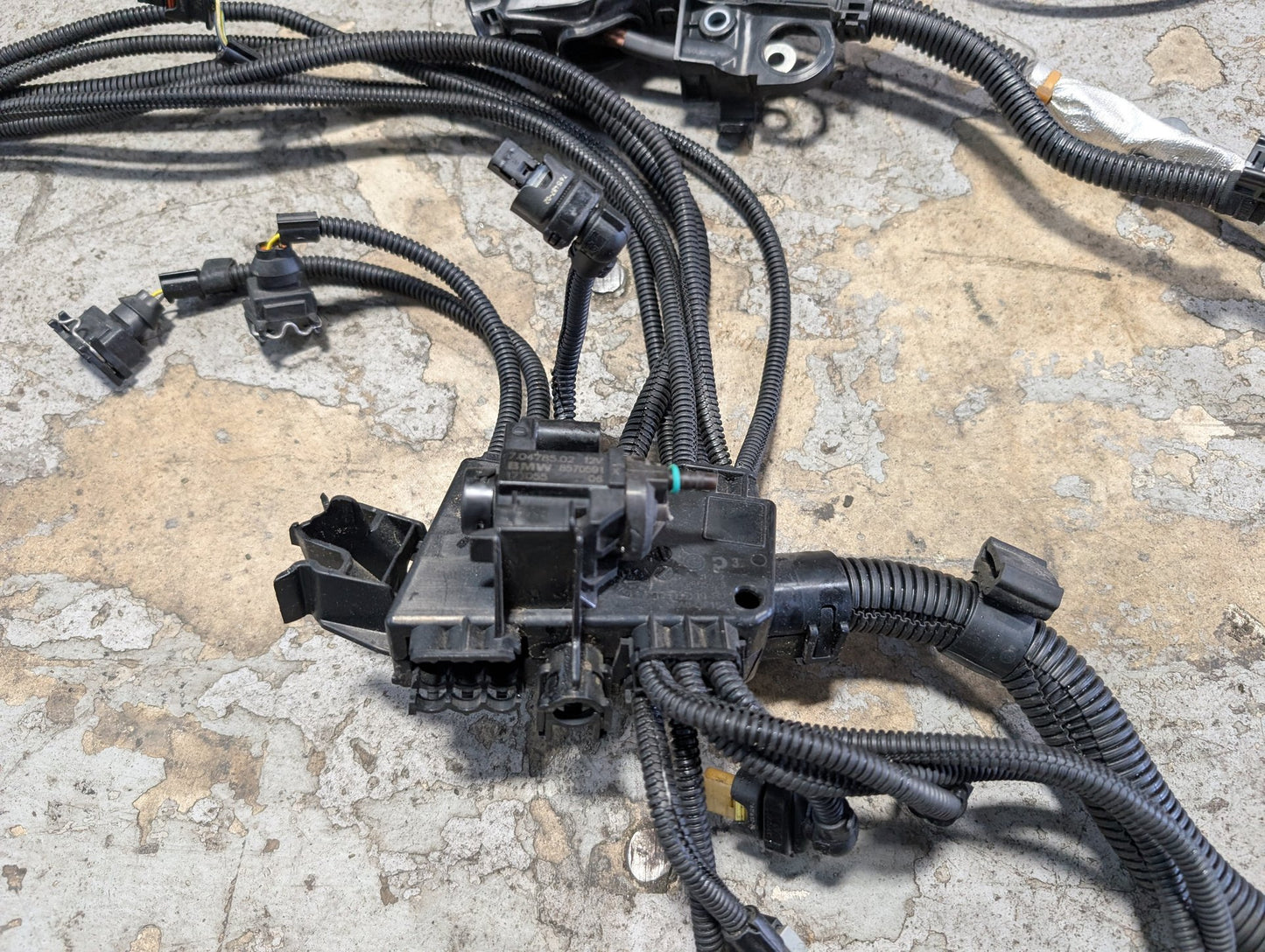 2017-2023 BMW G30 530i B46B20O0 Engine Motor Transmission Wiring Wire Harness SET 8642929